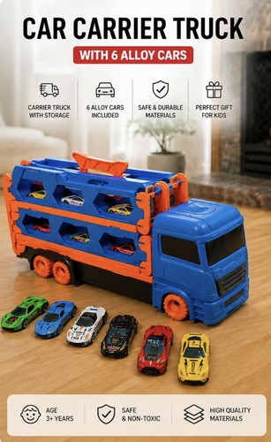 Transporter truck toys cars - toys,