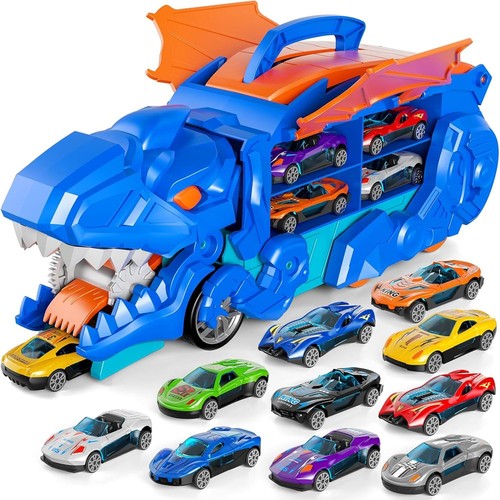 Car toys dinosaur transporter - toys,